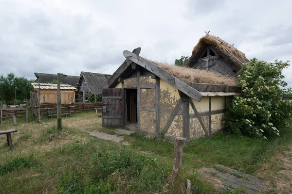 Foteviken Sverige Circa Juni 2016 Foteviken Viking Reservation Skansen Friluftsmuseum — Stockfoto