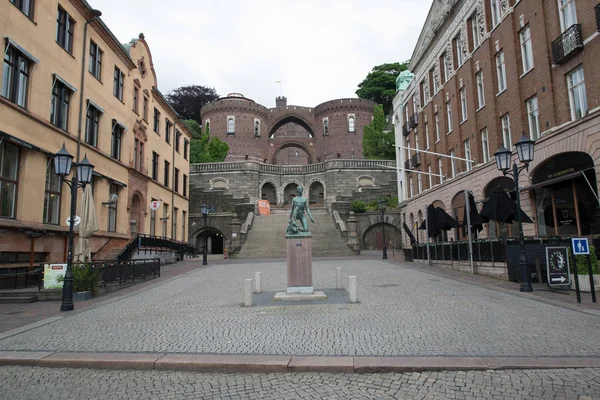 Helsinborg, İsveç, Circa Haziran 2016: İsveç'in güneyinde bulunan Helsinborg şehrini görüntüleyin