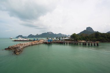 Donsak feribot liman ili Surat Thani, Tayland için görüntüleyin