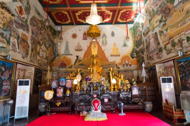 Tayland - Circa Şubat 2016: Tayland'da boş Budist tapınağı