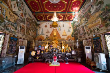 Tayland - Circa Şubat 2016: Tayland'da boş Budist tapınağı