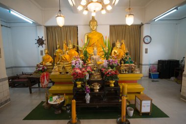 Tayland - Circa Şubat 2016: Tayland'da boş Budist tapınağı