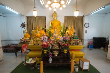 Tayland - Circa Şubat 2016: Tayland'da boş Budist tapınağı