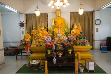 Tayland - Circa Şubat 2016: Tayland'da boş Budist tapınağı