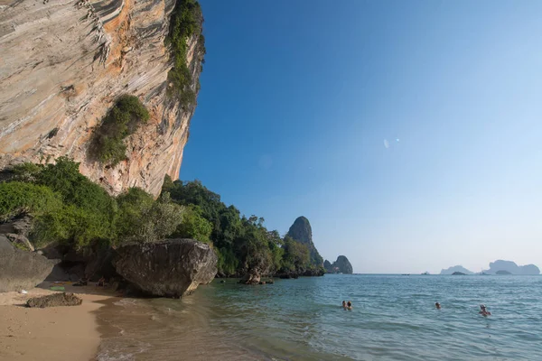 Krabi Thailand Februar 2016 Railay Beach Einer Der Wichtigsten Thailändischen — Stockfoto