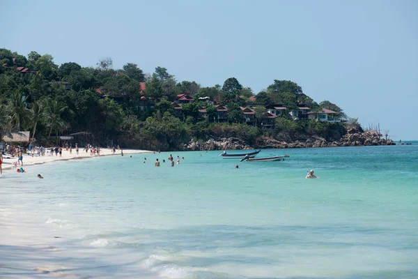 Koh Samui Tailândia Por Volta Fevereiro 2016 Vista Praia Lipanoi — Fotografia de Stock