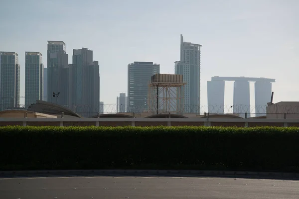 Shining Towers Building Abu Dhabi Uae — Stock Photo, Image