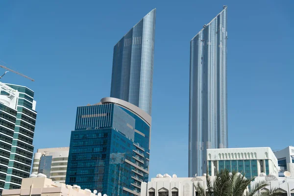 Shining Towers Building Abu Dhabi Uae — Stock Photo, Image