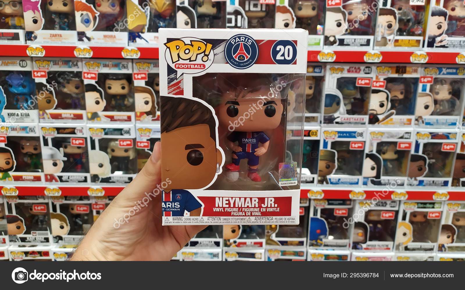 Funko Pop PSG Paris Saint-Germain Neymar Jr 20