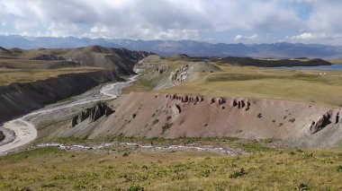 Kırgızistan Pamir karayolu dağları, Lenin zirvesine trek