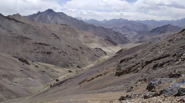 Wanderung Vom Pshart Tal Über Den Gumbezkul Pass Nach Madiyan — Stockfoto