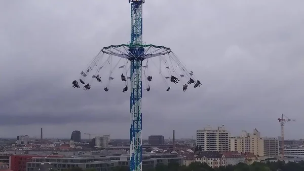 Monachium Niemcy Września 2019 Thrill Ride Oktoberfest 2019 Theresienwiese Monachium — Zdjęcie stockowe