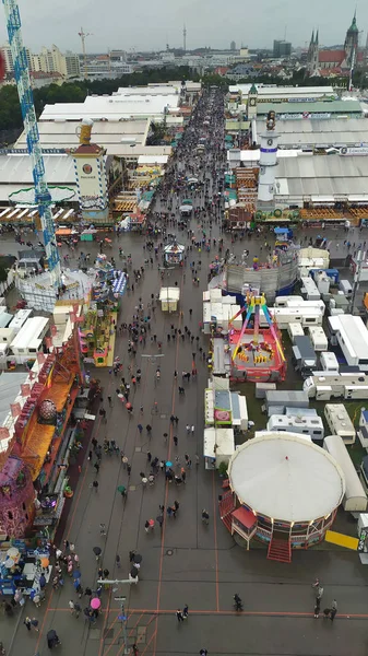 Monachium Niemcy Września 2019 Ludzie Całego Świata Oktoberfest 2019 Monachium — Zdjęcie stockowe