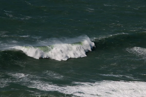 Beautiful Powerful Wave Froth Sea Seen — Stock Photo, Image