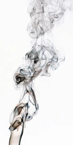 Smoke on black background — Stock Photo, Image