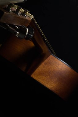 Akustik gitar, güzel üstten görünüm parçası