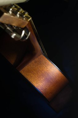 Akustik gitar, güzel üstten görünüm parçası