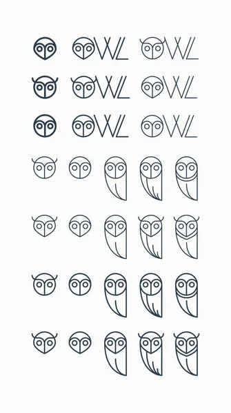 Logos avec les animaux — Image vectorielle
