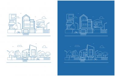 modern binalar amblem vektör Illustration