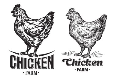 Tavuk çiftliği amblemi