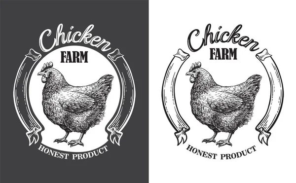 Tavuk çiftliği amblemi