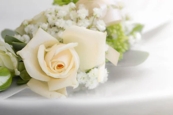 Kytice růží a květů používané na svatbu — Stock fotografie