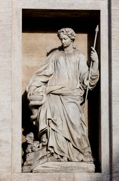 Esculturas de la Fontana de Trevi — Foto de Stock