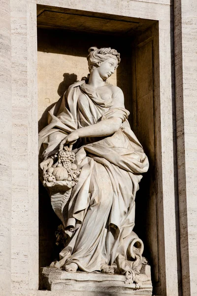 Sculture della Fontana di Trevi — Foto Stock