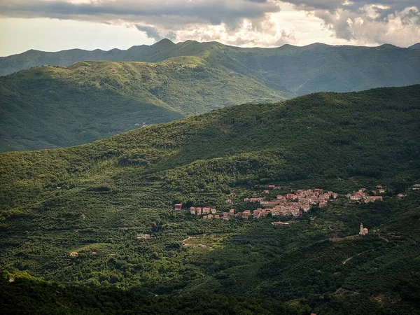 País del interior de Liguria de Vellego — Foto de Stock