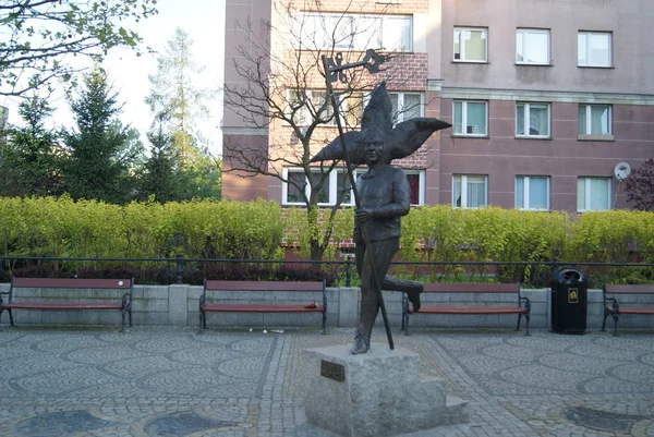 Poland Legnica May 2016 Legnica City Southwestern Poland Monument Satyrykon — Stock Photo, Image