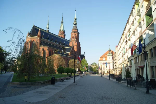 Polen Legnica Mei 2016 Legnica Een Stad Het Zuidwesten Van — Stockfoto