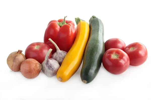 Вкусные Разноцветные Овощи Приготовления — стоковое фото