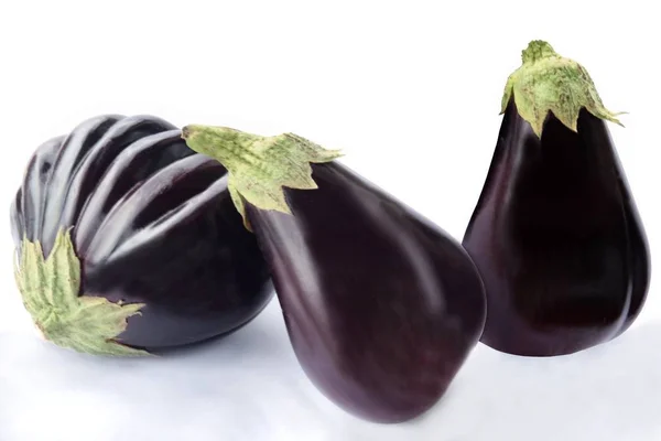 Fruits Violets Savoureux Légumes Aubergine — Photo