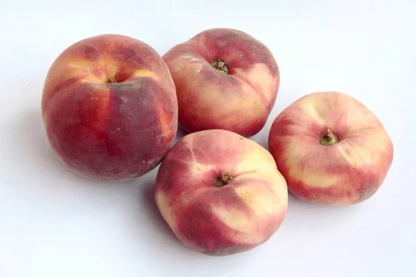 Sweet Delicious Peaches Close — стоковое фото