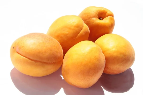 Yellow Sweet Apricots Close — Stock Photo, Image