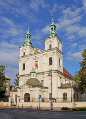 Krakow Saint Florian eski kilisede görünümü