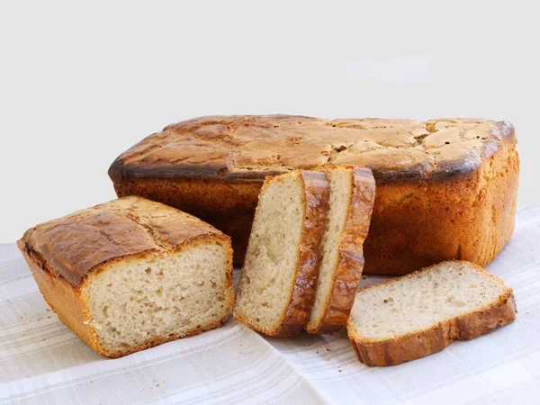 Lekker Zelfgemaakt Roggemeel Zuurdesem Brood — Stockfoto