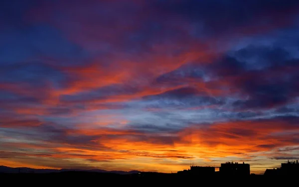 Fenómeno Paisaje Pintoresco Con Cielo Puesta Sol —  Fotos de Stock