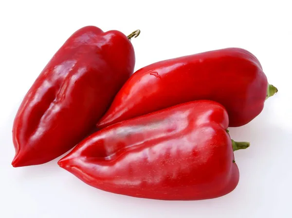 Red Green Orange Yellow Tasty Peppers Close — Stock Photo, Image