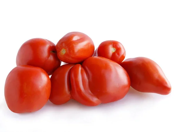 Tomates Saborosos Vermelhos Para Comer Cozinhar — Fotografia de Stock