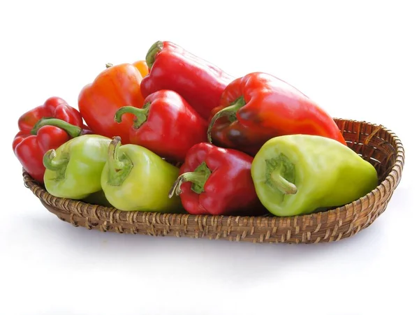 Frutos Multicores Verdura Pimentão Para Cozinhar Salada — Fotografia de Stock