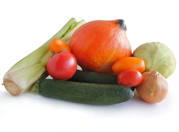 Verdure Varie Multicolore Cucinare Pasti Insalata — Foto Stock