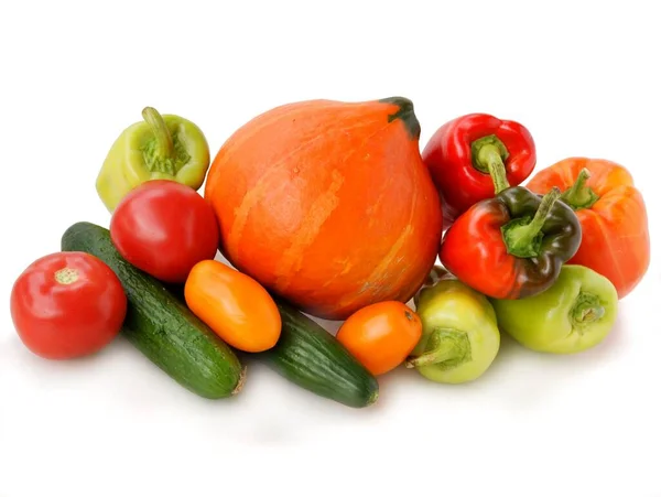 Többszínű Különböző Zöldségek Ételek Főzéséhez Vagy Saláta Közeli — Stock Fotó