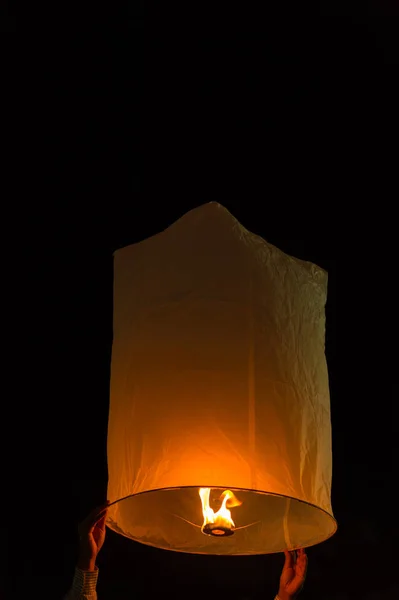 Closeup Lanterns Yee Peng Festival — Stock Photo, Image