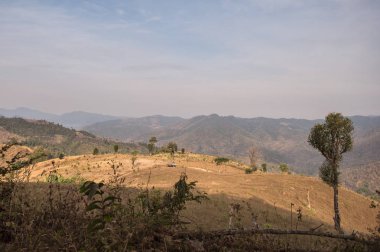 Tayland manzara Kel dağ