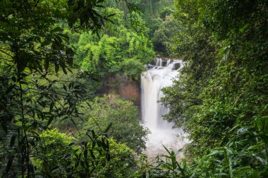 Manzara Haew Suwat Şelalesi, Khao Yai Milli Parkı, Thail