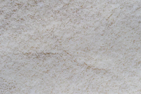 Texture background of white rice closeup — Stock Photo, Image