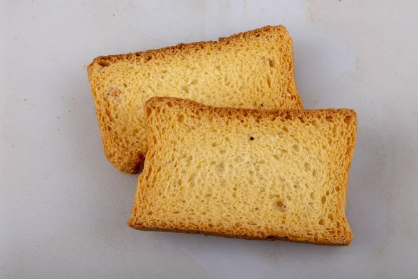 Isoler le pain grillé au lait ou le rusk .jpg — Photo