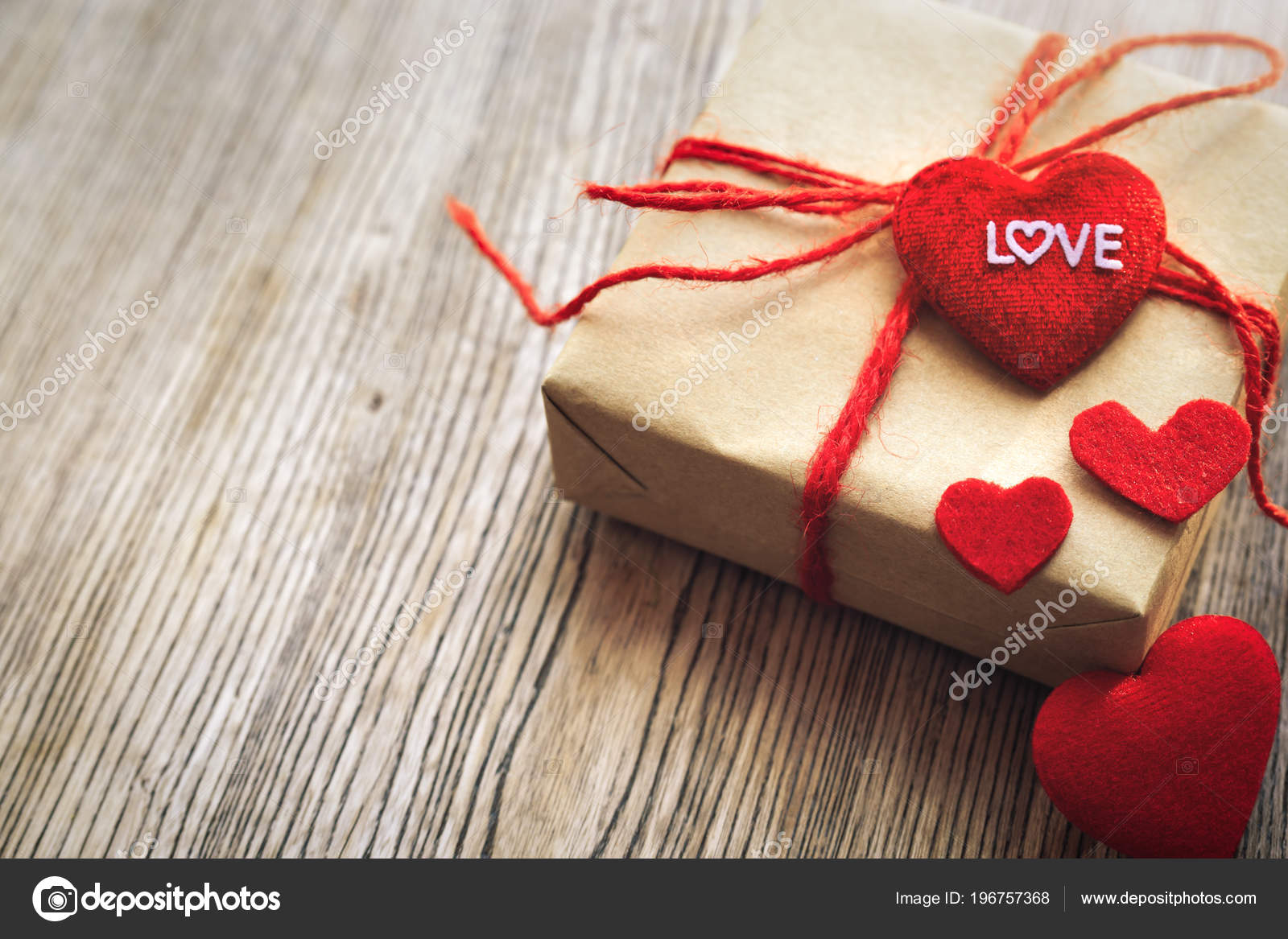 Heart Shape Love Word Gift Box Flower Copye Texting Stock Photo Heart Shape Love Word Gift Box Flower Copye Texting Stock Photo