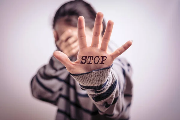 Stop Geweld Tegen Vrouwen Dag Van Rechten Van Mens Vrijheid — Stockfoto